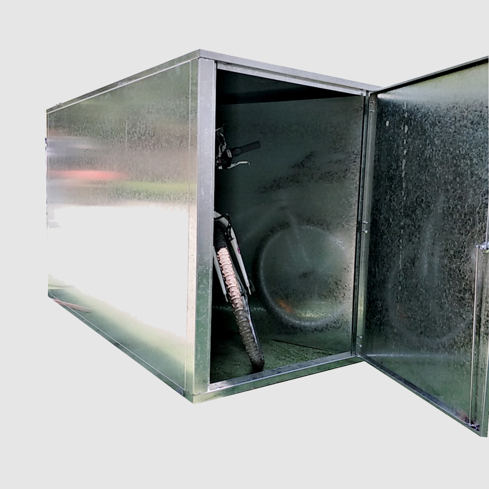 Vodotěsná kovová komerční skříňka na kolo pro domácnost